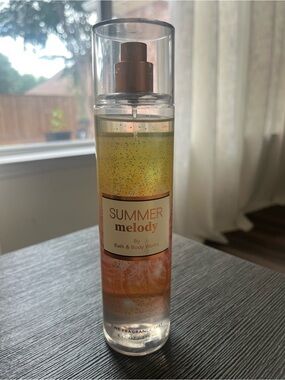 Bath & Body Works SUMMER‎ MELODY Fine Fragrance Body Mist 8 oz Rare Retired